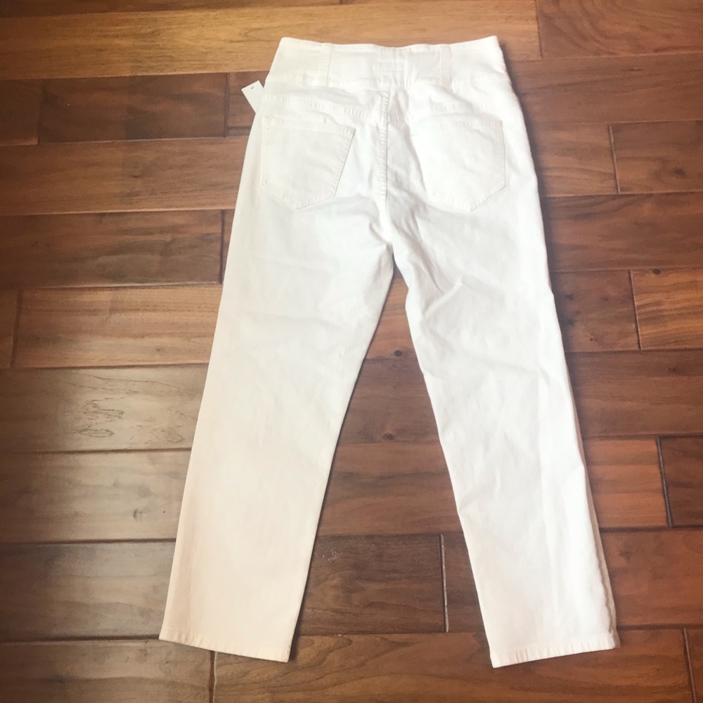 Joie Laurelle Porcelain High Waisted Cropped Jeans - Picture 6 of 13